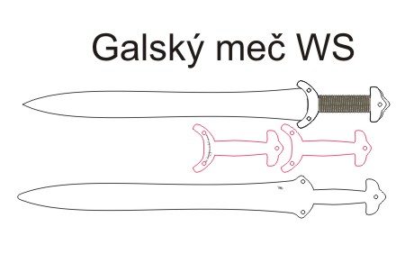 Galský meč - stavebnice